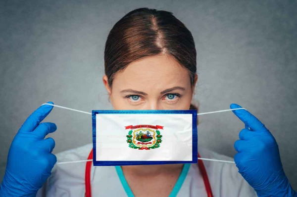 Photo for West Virginia hits record for daily COVID-19 cases